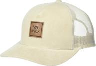 optimized for search: rvca mesh trucker hat with curved bill for men logo