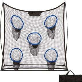 img 2 attached to ⚽ Portable Football Training Net - Trademark Innovations 6.9' with Five Targets and Carry Bag