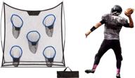 ⚽ portable football training net - trademark innovations 6.9' with five targets and carry bag logo