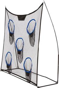 img 1 attached to ⚽ Portable Football Training Net - Trademark Innovations 6.9' with Five Targets and Carry Bag