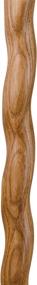 img 1 attached to 🌲 Handcrafted Wooden Hiking Stick - Brazos Twisted Oak Trekking Pole - Made in USA - Tan - 41 inch Length