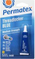 🔐 permatex 24200 medium strength threadlocker blue: reliable 6 ml solution logo