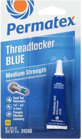 img 2 attached to 🔐 Permatex 24200 Medium Strength Threadlocker Blue: Reliable 6 ml Solution