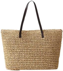 img 4 attached to Classic Concise Shoulder Exquisite Handwoven Women's Handbags & Wallets