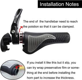 img 1 attached to 🚴 Enhance Your Ride with Wolfride Bike Handlebar Grips - Ergonomic and Durable for Mountain Bikes