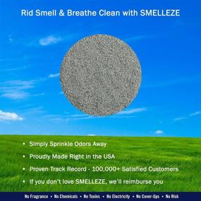 img 2 attached to 🐾 SMELLEZE Natural Carpet Odor Removal Deodorizer: 2 lb. Powder for Cat, Dog, Urine, Vomit, Pet & Strong Odors. Odorless & Safe. Superior to Baking Soda