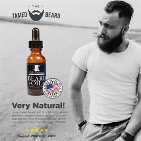 img 1 attached to 🧔 Optimal Sandalwood Beard Oil & Conditioner for Men - 2 oz - Urban Cowboy