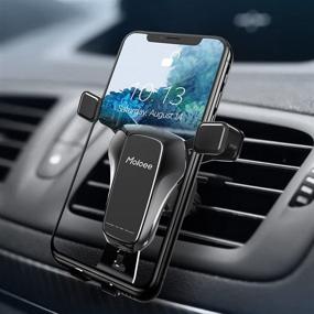 img 3 attached to 📲 Upgraded Gravity Car Phone Mount for Vent - Universal 360 Degree Adjustable Stable Phone Cradle Mount - Compatible with Most 4.7-7 inch Mobile Phone Devices