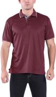 shirts quick dry sleeve collared stretch logo