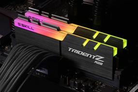 img 2 attached to 💡 G.SKILL Trident Z RGB Series 16 GB (8 GB x 2) DDR4 3866 MHz PC4-30900 CL18 Dual Channel Memory Kit - Black with Full Length RGB LED Light bar - F4-3866C18D-16GTZR