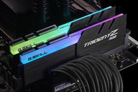 img 1 attached to 💡 G.SKILL Trident Z RGB Series 16 GB (8 GB x 2) DDR4 3866 MHz PC4-30900 CL18 Dual Channel Memory Kit - Black with Full Length RGB LED Light bar - F4-3866C18D-16GTZR