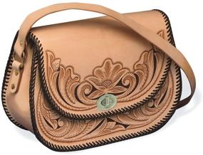 img 1 attached to Tandy Leather Revival Handbag 44373 00