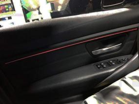 img 1 attached to 🚗 Enhance your BMW 3 Series F30 / F31 / F80 with Ambient LED Light Strips Covers - Elevate Your Interior Style with Sharpened Lines Upgrade