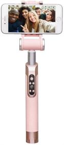 img 4 attached to Pictar Smart Selfie Stick with Rechargeable Battery - Apple, Samsung, Huawei, Sony & Pixel Compatible, Millennial Pink