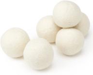 hey~life wool dryer balls, 6-pack, xl size, 100% pure organic - reduce wrinkles & save drying time with reusable natural fabric softener logo