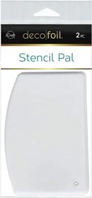 img 1 attached to 🎨 iCraft Deco Foil Stencil Pal - Pack of 2, 3.75&#34; x 5.2&#34;