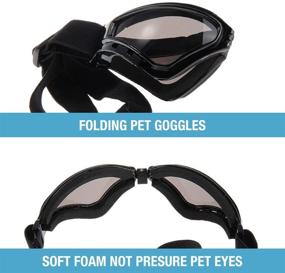 img 2 attached to 🐶 Large Dog Goggles Eye Protection Sunglasses for Medium to Large Dogs by PETLESO