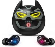 🐱 kaqinwx kids wireless earbuds bluetooth in-ear headphones for kids with microphone, wireless charging case, ipx6 waterproof (mechat cat) logo