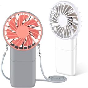 img 4 attached to 🖥️ 3-Pack Mini USB Powered Cooling Fan with Flexible Goose Neck Air Blower for Desktop PC, Computer, Laptop, Notebook, Tablet - Pink, White, Blue