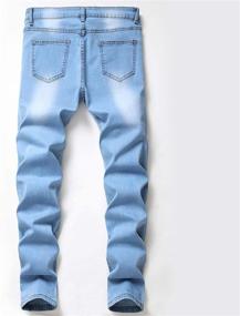 img 3 attached to 👖 Stylishly Rugged: Wedama Distressed Destroyed Stretch Fashion Boys' Jeans