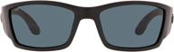 🕶️ top-rated costa del mar men's corbina polarized sunglasses - blackout/grey polarized-580p (62mm) логотип