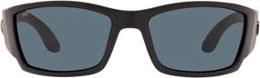 img 4 attached to 🕶️ Top-rated Costa Del Mar Men's Corbina Polarized Sunglasses - Blackout/Grey Polarized-580P (62mm)