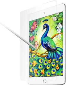 img 4 attached to 2-Pack iPad Mini 5 Screen Protector - Anti-Glare Film with Blue Light Filter, Enhanced Touch Sensitivity - Non-Tempered Glass