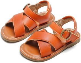 img 3 attached to 👧 Summer Toddler Girls' School Uniforms: Otter MOMO Sandals - Stylish and Comfortable Shoes