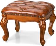 voikinfo leather footstool rubberwood furniture furniture logo