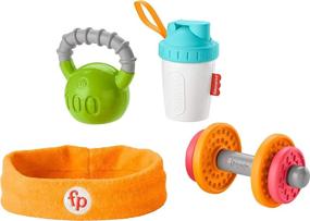 img 4 attached to Fisher Price Fitness Themed Wearable Costume Teether