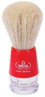 omega s brush synthetic shaving brush logo