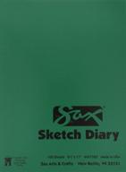 📔 sax artists sketch diary - 8 1/2 x 11 inches - 100 sheets per pad - white, 50 lbs - perfect for artistic creations! logo