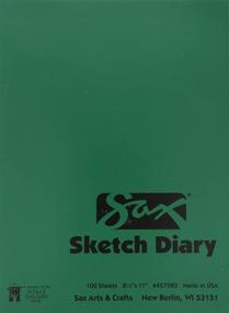 img 1 attached to 📔 Sax Artists Sketch Diary - 8 1/2 x 11 inches - 100 Sheets per Pad - White, 50 lbs - Perfect for Artistic Creations!