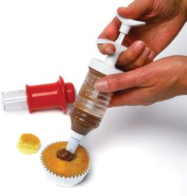 img 2 attached to 🧁 Norpro Cupcake Corer Set with 2 Sizes - 3 Piece Collection