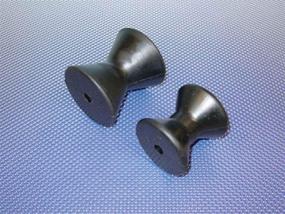 img 1 attached to 🚤 C.H. Yates Rubber 3143-4 3" Bow Roller 1/2" Shaft - Black | Top-Quality Marine Equipment for Smooth Boat Docking