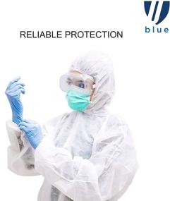 img 1 attached to UBLUE Nitrile Disposable Gloves Powder Household Supplies