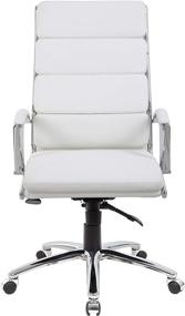 img 2 attached to 🪑 Classy and Comfortable: Boss Office Products Executive Chair in Elegant White