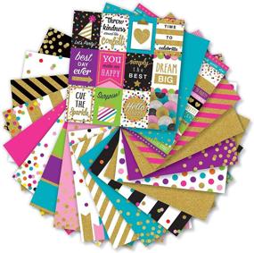 img 3 attached to 🎉 Teacher Created Resources Confetti Scrapbook Project Paper Pad: 12x12-Inch, TCR5577 - Premium Quality for Captivating Creations!