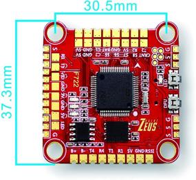 img 3 attached to HGLRC Zeus F722 Flight Controller with Barometer and Black Box for DJI Racing Drones, Quadcopters and Multirotors