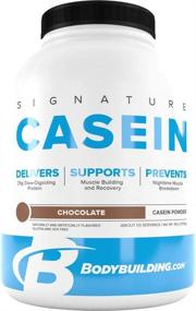 img 4 attached to 🍫 Chocolate Slow Release Micellar Casein Protein Powder by Bodybuilding Signature – Rich in Amino Acids, 4lbs, 55 Servings