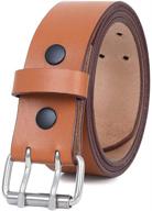 🔒 heavy leather grommet men's accessories for double prong belts logo