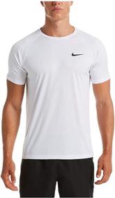 img 1 attached to 🌊 Stay Protected and Stylish with Nike Essential Short Sleeve Hydroguard!