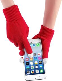 img 2 attached to 📱 Enhance Your Texting Experience with Tatuo Texting Touchscreen Stretch Mechanic Men's Accessories - Perfect for Gloves & Mittens