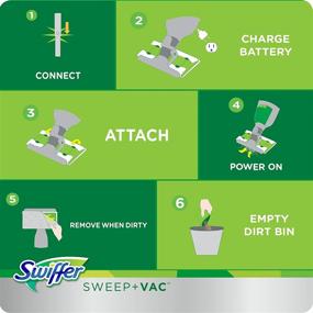 img 1 attached to 🧹 Swiffer Sweep and Vac Floor Vacuum Starter Kit: Quick and Efficient Cleaning, 1 ct.