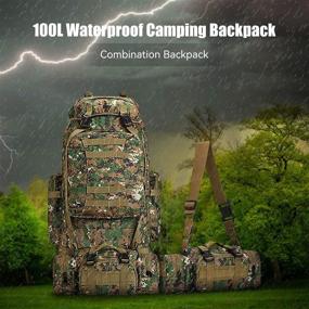 img 1 attached to HongXingHai Backpack Military Waterproof Lightweight