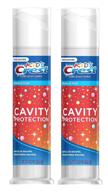 🦷 crest kids sparkle fun toothpaste pump 4.2 oz. (2 pack) logo