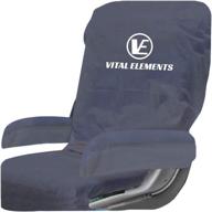 airplane seat covers grey armrest logo
