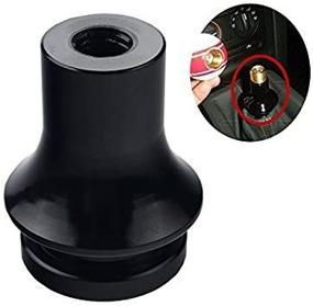 img 3 attached to Dewhel Black Shift KNOB Boot Retainer/Adapter for Manual Gear Shifter Lever - 10X1.5 Size