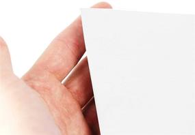 img 1 attached to 📦 Премиум клейкие виниловые листы белого цвета - набор из 12 штук для Silhouette Cameo и Craft Cutters.