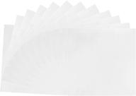 📦 премиум клейкие виниловые листы белого цвета - набор из 12 штук для silhouette cameo и craft cutters. логотип